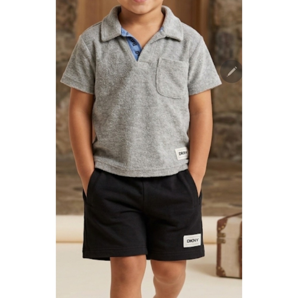 DKNY Boys 2 Piece Short Set Size 18 Months